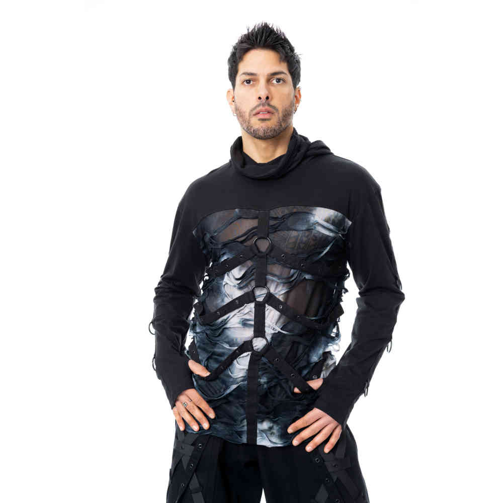 Chemical Black - Javier Longsleeve shirt - Zwart